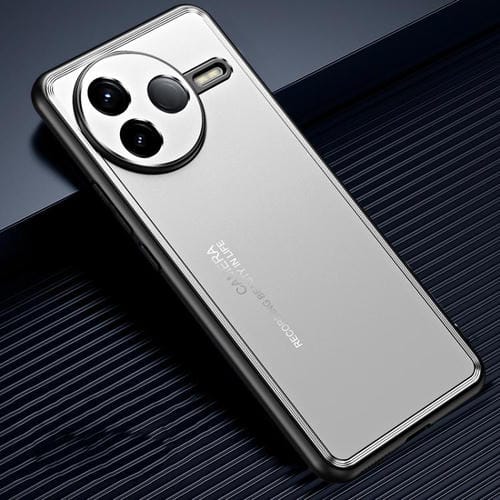 Funda de Metal Esmerilado para Redmi K80 5G (Plateada)