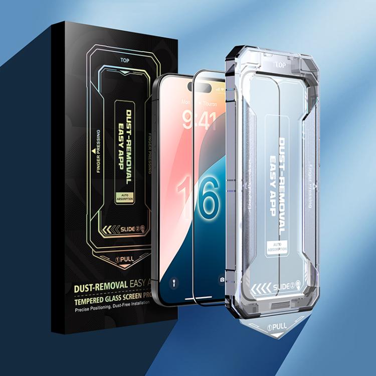 Película de Vidrio Templado de Privacidad para iPhone 15 Pro Max Fácil Instalación