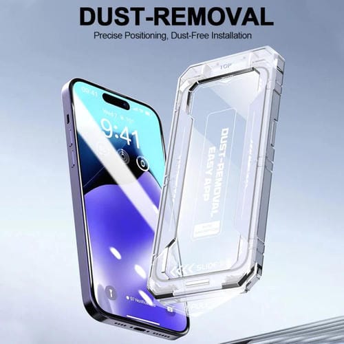 Película de Vidrio Templado HD para iPhone 11/Xr Fácil Instalación