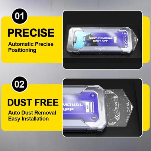 Película de Vidrio Templado HD para iPhone 16 Pro Max Fácil Instalación