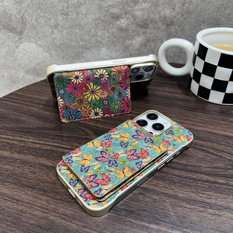 Funda para iPhone 15 Pro Denior D24 Paint con Ranura para Tarjeta Magsafe (Verde)