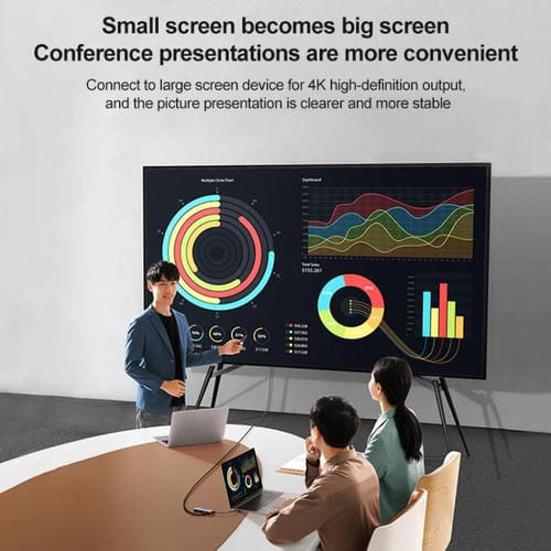 Estación de Acoplamiento USB-C Yce V261C 13 en 1 Adaptador Tipo-C (Gris)