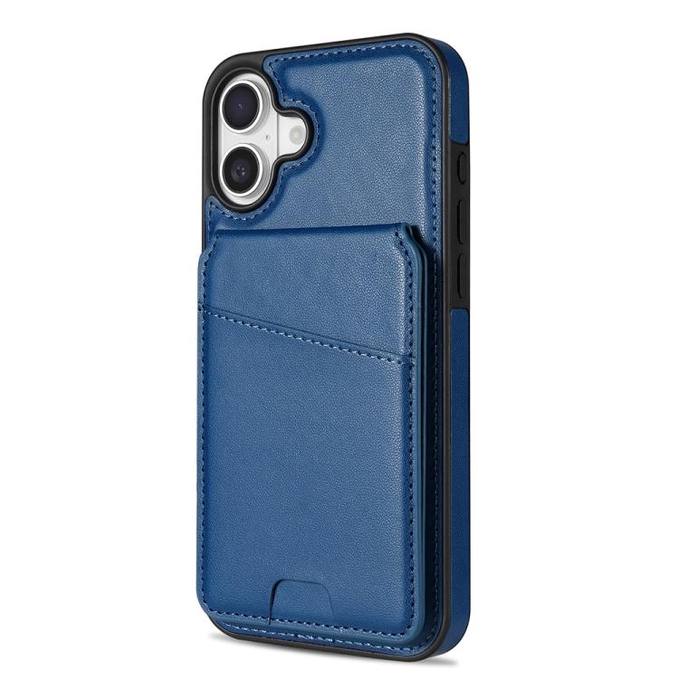 Funda para Teléfono Magsafe iPhone 16 Plus con Tarjetero Desmontable (Azul)