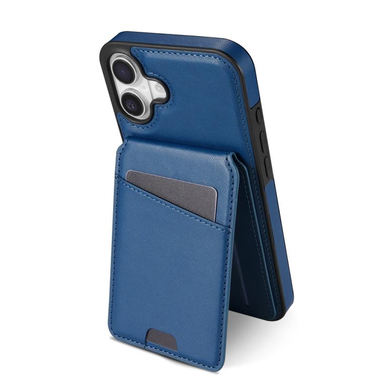 Funda para Teléfono Magsafe iPhone 16 Plus con Tarjetero Desmontable (Azul)