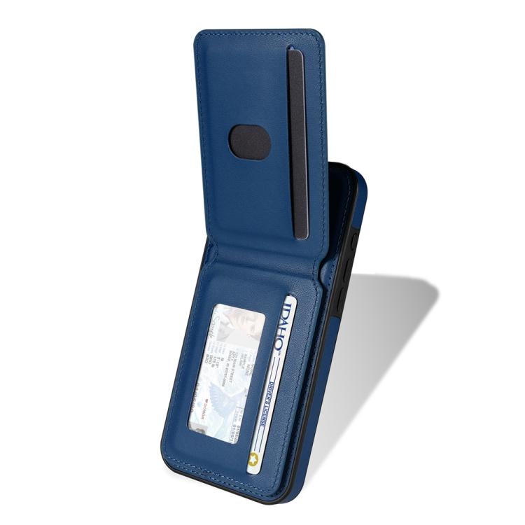 Funda para Teléfono Magsafe iPhone 16 Plus con Tarjetero Desmontable (Azul)