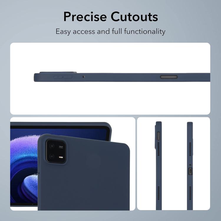 Funda para Tableta de TPU con Revestimiento En Aerosol de Aceite y Agradable para la Piel para Redmi Pad Se 4G de 8,7 Pulgadas (Azul Real)
