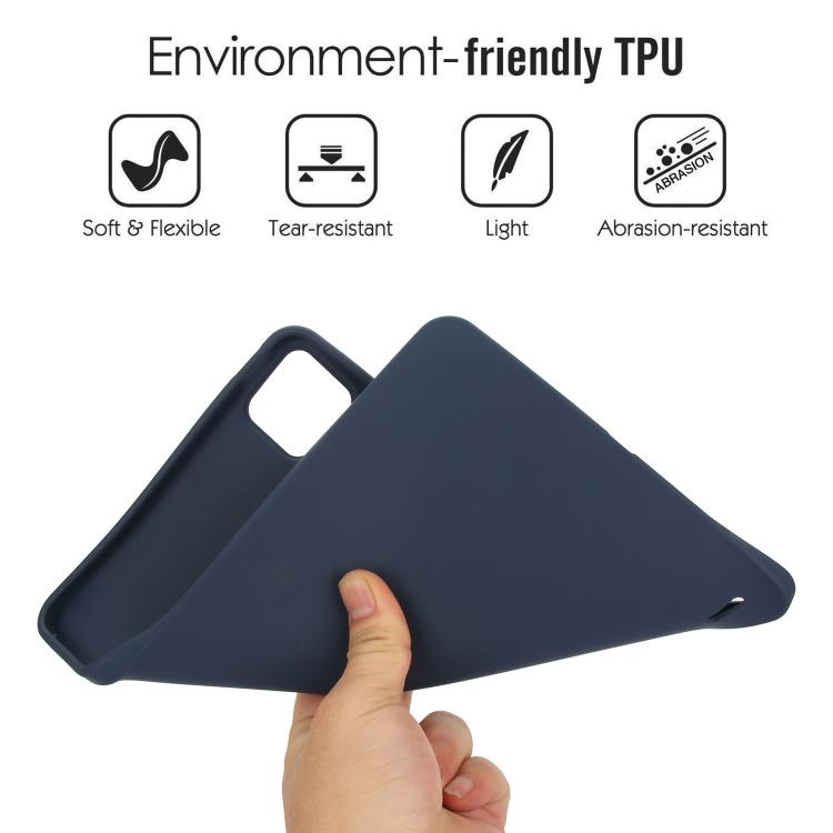 Funda para Tableta de TPU con Revestimiento En Aerosol de Aceite y Agradable para la Piel para Redmi Pad Se 4G de 8,7 Pulgadas (Azul Real)