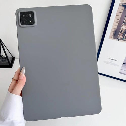 Funda de TPU para Tableta con Spray de Aceite y Agradable para la Piel para Xiaomi Pad 7 (Gris)