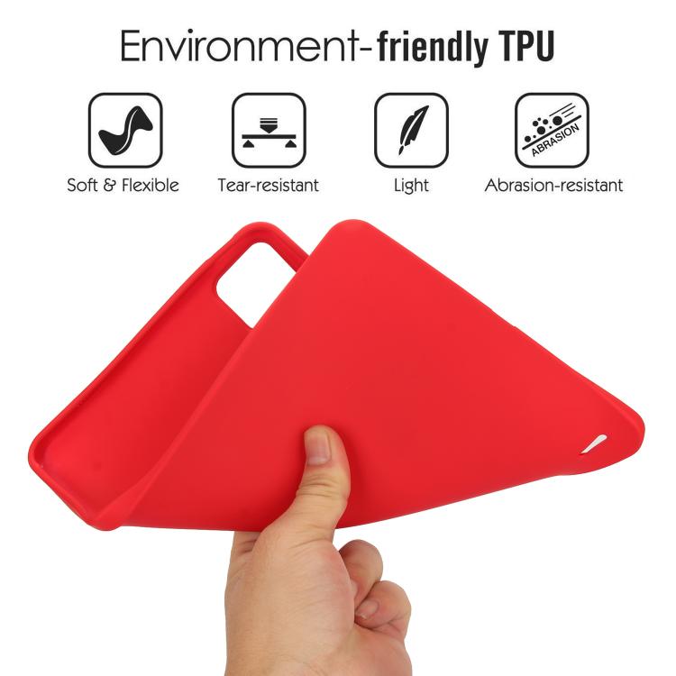 Funda de TPU para Tableta con Spray de Aceite y Agradable para la Piel para Xiaomi Pad 7 Pro (Roja)