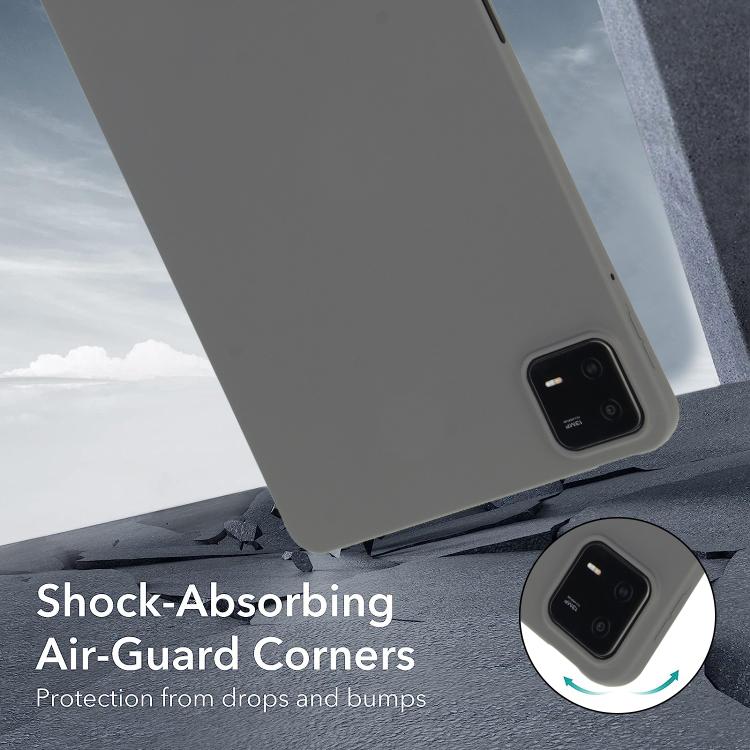 Funda de TPU para Tableta con Spray de Aceite y Agradable para la Piel para Xiaomi Pad 7 Pro (Gris)