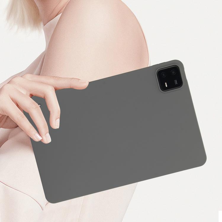 Funda de TPU para Tableta con Spray de Aceite y Agradable para la Piel para Xiaomi Pad 7 Pro (Gris)