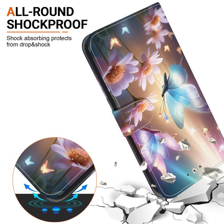 Funda de Cuero para OnePlus Nord Ce 3 Lite/N30 con Dibujo de Mariposa y Flores (Colores)