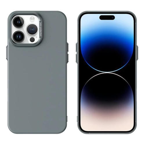 Funda Magnética para Teléfono Magsafe con Flocado para PC para iPhone 14 Pro (Gris Oscuro)