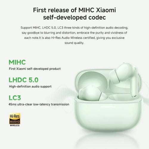 Auriculares Inalámbricos Xiaomi Redmi Buds 6 Pro Reducción Ruido Activa (Verde)