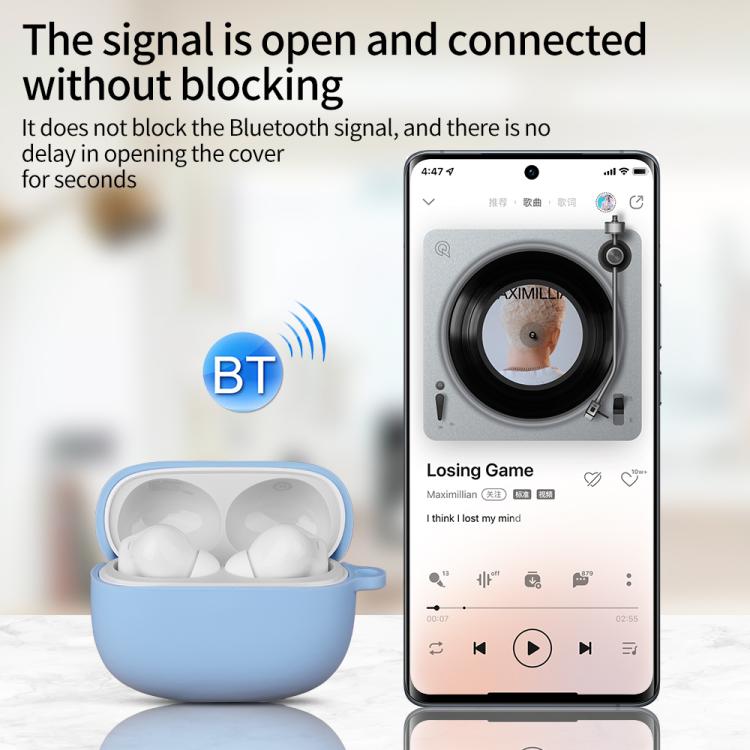 Funda Protectora Silicona para Auriculares Xiaomi Redmi Buds 6 Pro (Azul Oscuro)