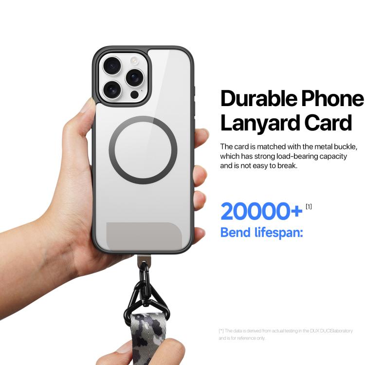 Cordón Ajustable para Teléfono Dux Ducis Serie Outdoor Tipo Bandolera (Verde Camuflaje)