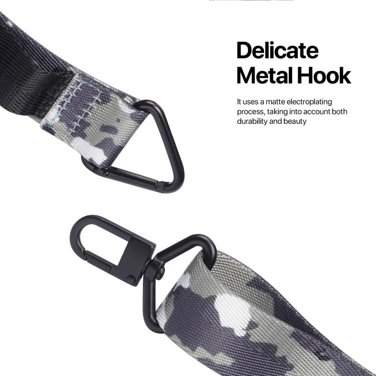 Cordón Ajustable para Teléfono Dux Ducis Serie Outdoor Tipo Bandolera (Verde Camuflaje)