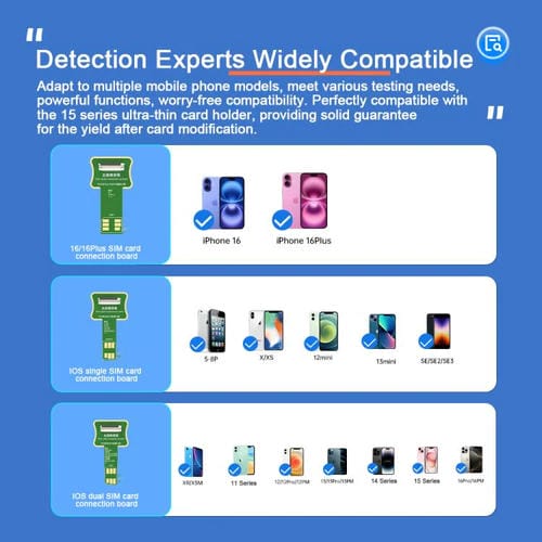 Test Game Support SIM Card Jcid V1S Pro V1Se Apple iPhone 5-16 SIM Card and TF Android