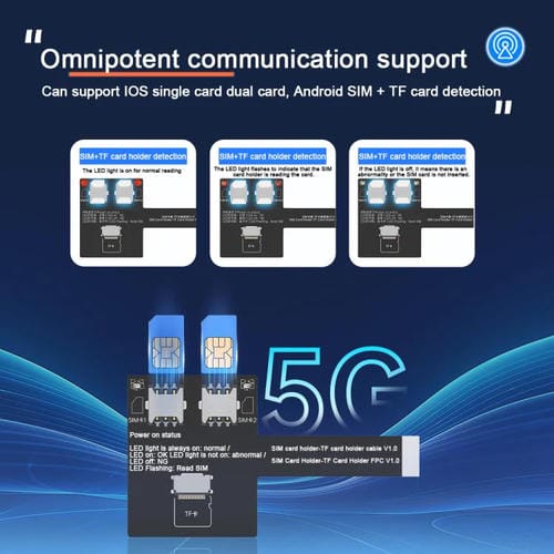 Test Game Support SIM Card Jcid V1S Pro V1Se Apple iPhone 5-16 SIM Card and TF Android