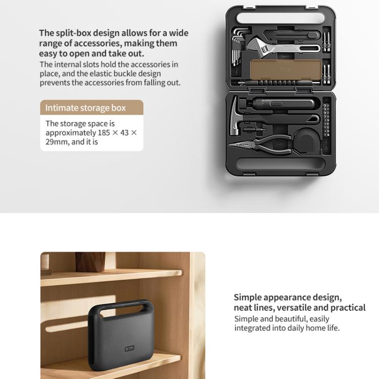 Gioco di Strumenti Elettrici Xiaomi Mijia (Nero)