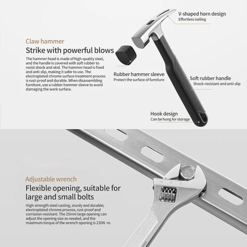 Jeu d'outils électriques Xiaomi Mijia (Noir)