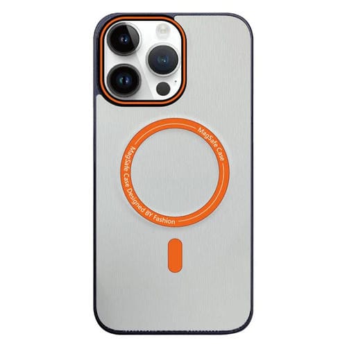 Funda para Teléfono Apple iPhone 13 Pro Max Textura Madera Magsafe (Gris Titanio)