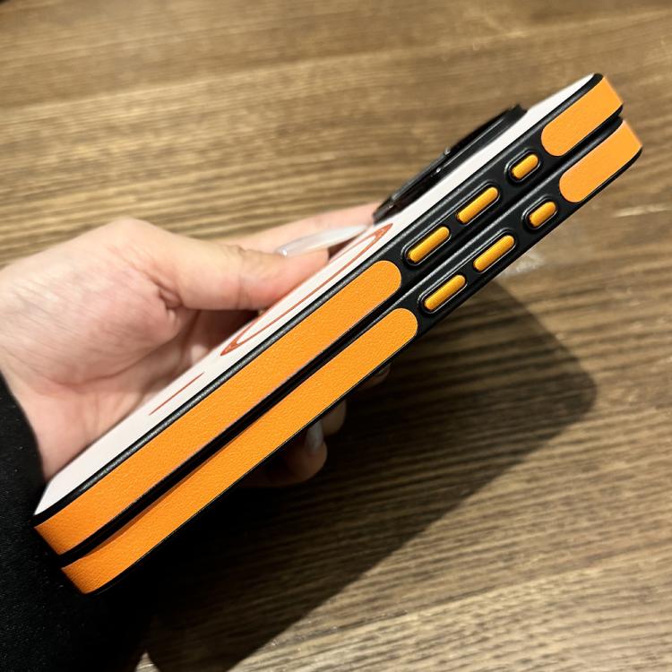 Funda para Teléfono Madera Imitación Magsafe para iPhone 14 (Cian Claro)