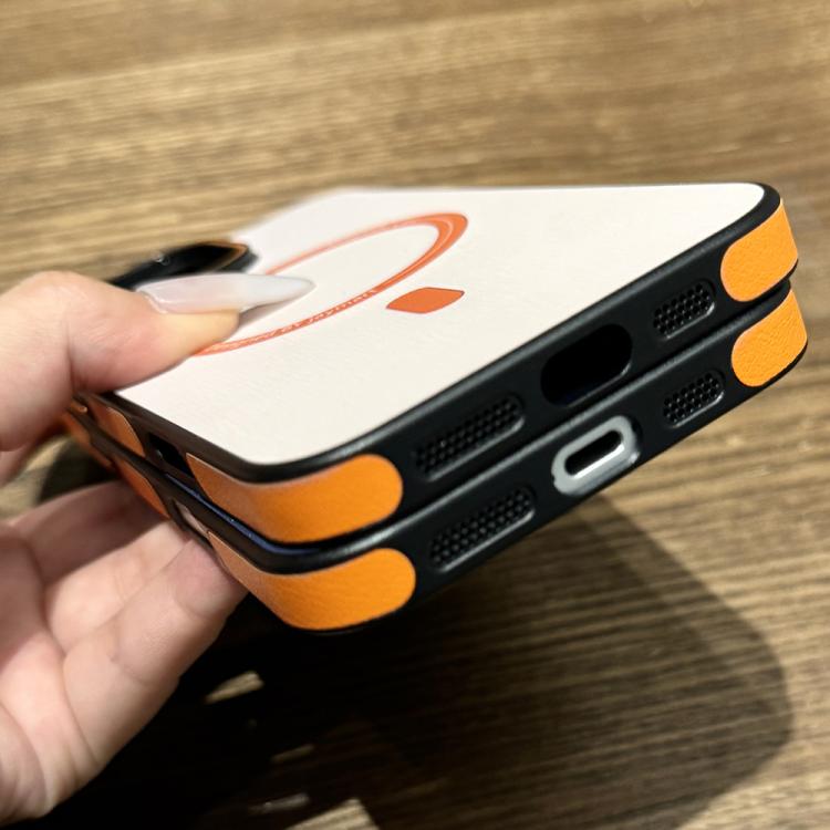 Funda para Teléfono Madera Imitación Magsafe para iPhone 14 (Cian Claro)