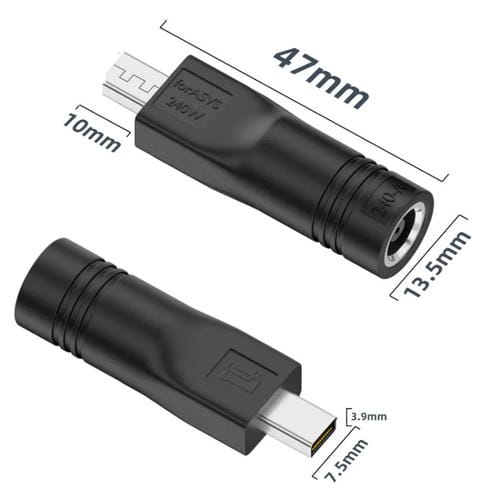 Adaptador de Carga para Computadora Portátil Asus 240 W Puerto 7,4 x 0,6 mm a Puerto Cuadrado