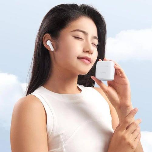 Auriculares Inalámbricos Lenovo Tc3302 Bluetooth 5.3 Originales (Blancos)