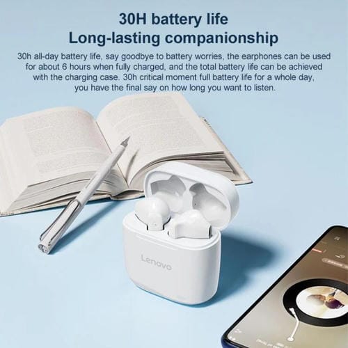 Auriculares Inalámbricos Lenovo Tc3302 Bluetooth 5.3 (Negros)