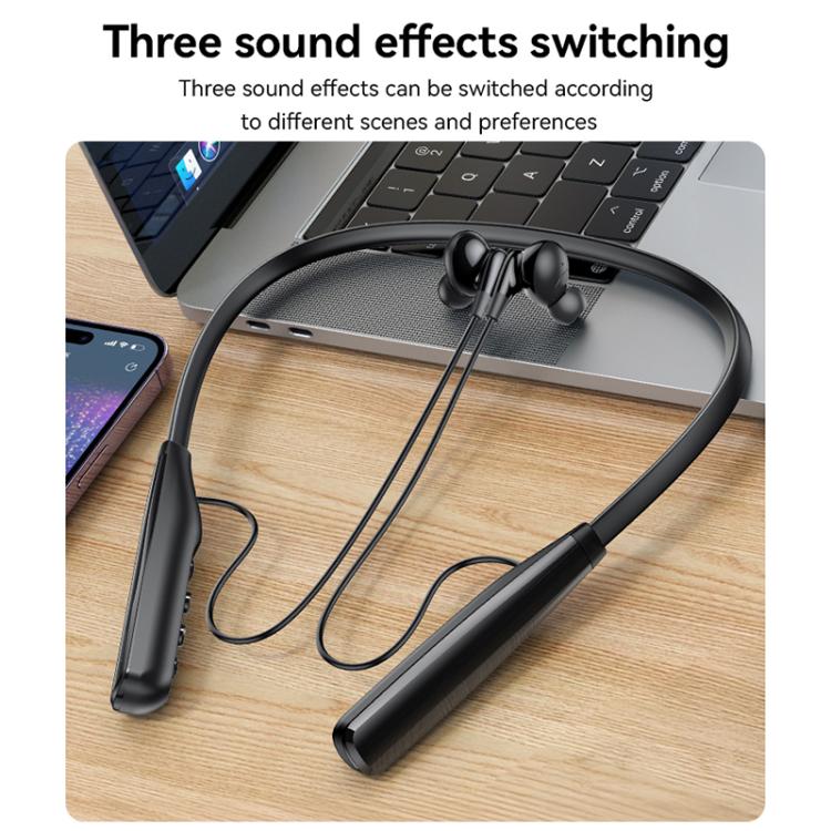 Auricular Bluetooth Yesido YSP22 Banda Cuello Magnético Pantalla Digital (Negro)