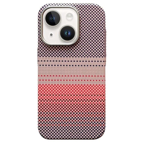 Estuche para Teléfono Magsafe iPhone 14 Plus Marco Protección Lente Metal (Gris Atardecer)