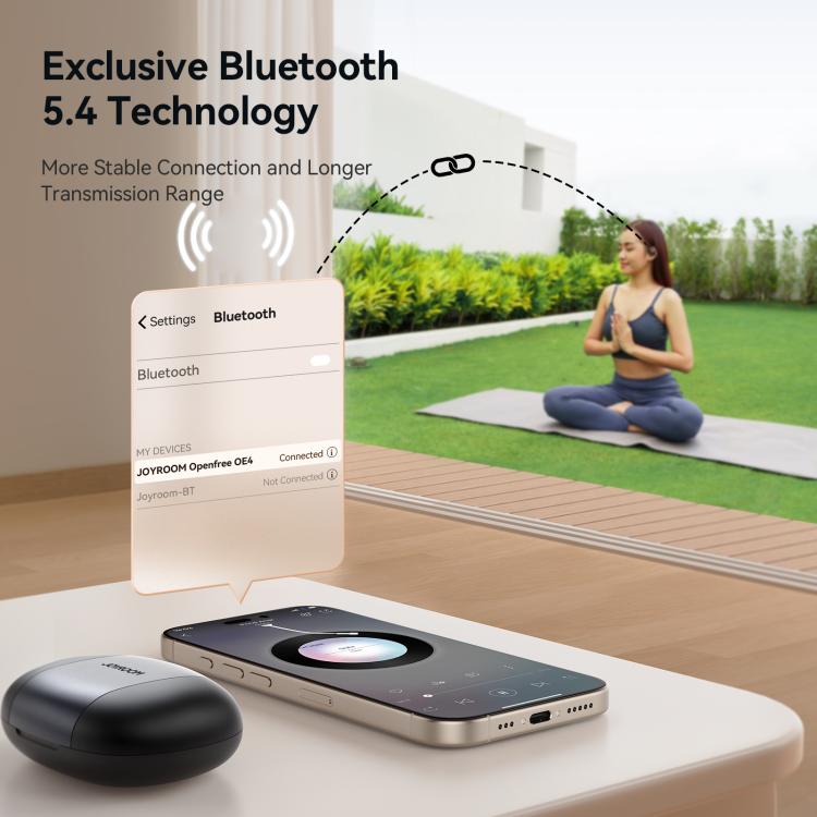 Auriculares Bluetooth Inalámbricos Joyroom Openfree Jr-Oe4 De Oído Abierto (Negro)