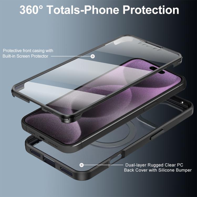 Funda para Teléfono Magsafe iPhone 14 Pro Textura de Cd (Azul)