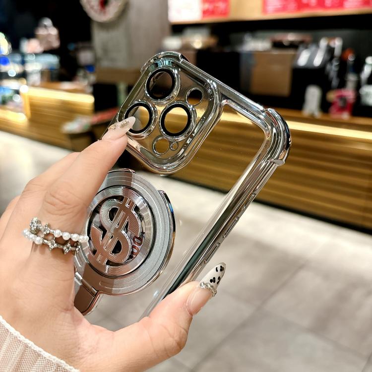 Estuche para Teléfono Magsafe iPhone 13 Pro Soporte Película Lente (Dorado del Desierto)