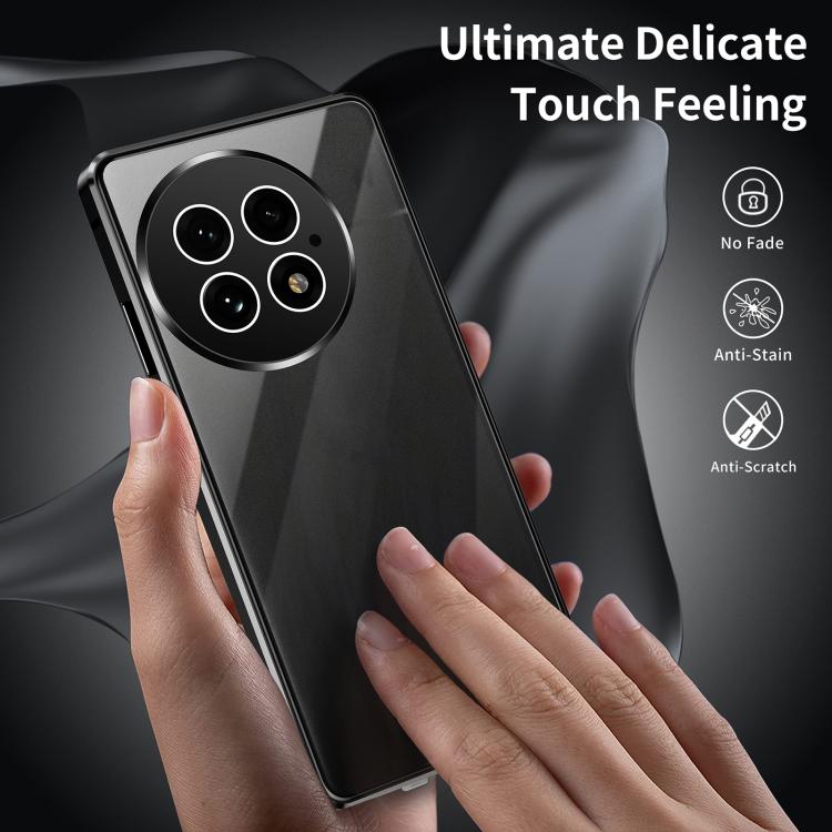 Funda de Vidrio Templado HD Magnética para OnePlus 13 (Azul)