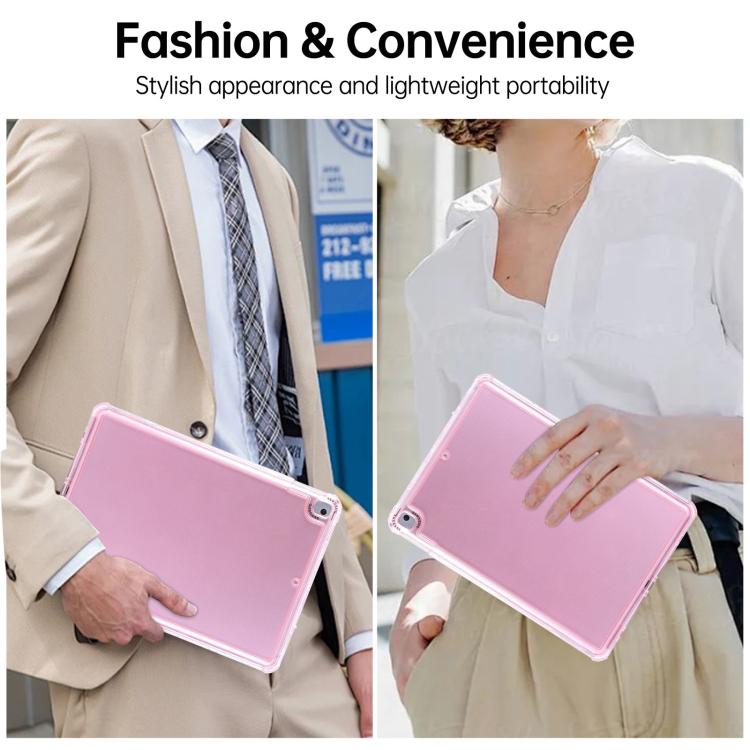 Funda híbrida TPU y PC para iPad Mini 2024 Mini 6 Dream 3 en 1 (Rosa)
