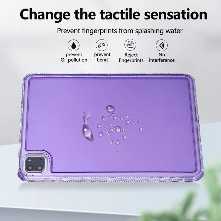 Funda Híbrida TPU y PC 3 en 1 para iPad Air 13 (2024) y Pro 12.9 (2022) (Morada)