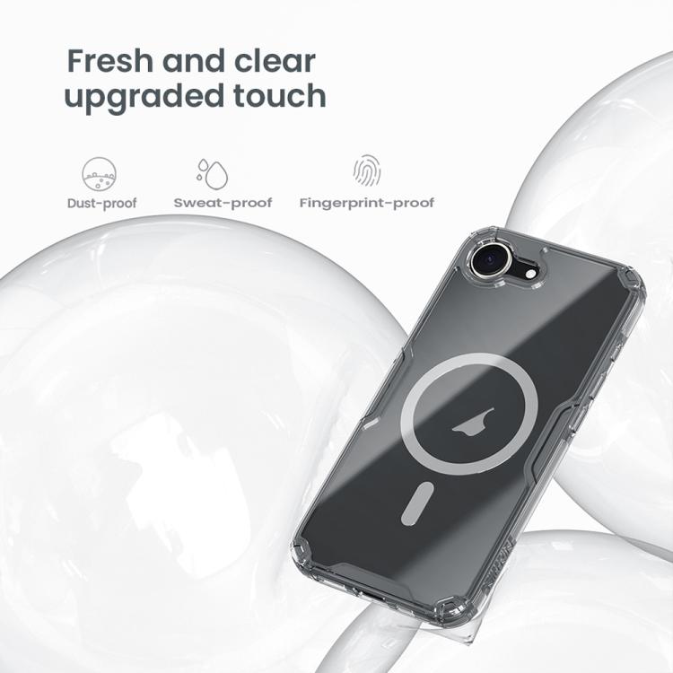 Funda para iPhone 16E Nillkin Ultra Clear Magnetic PC y TPU (Transparente)