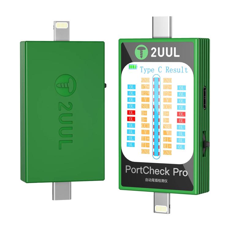 Detector Automático de Enchufes Traseros con Interfaz de Iluminación y Tipo C 5 V 2 A 2Uul Pw31 Portcheck Pro