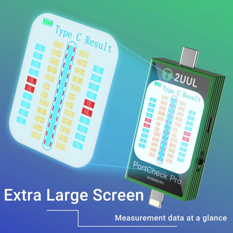 Detector Automático de Enchufes Traseros con Interfaz de Iluminación y Tipo C 5 V 2 A 2Uul Pw31 Portcheck Pro