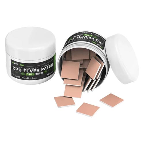 Coussin en silicone dissipateur de chaleur CPU 2Uul SC09 (17x15x1.5mm)