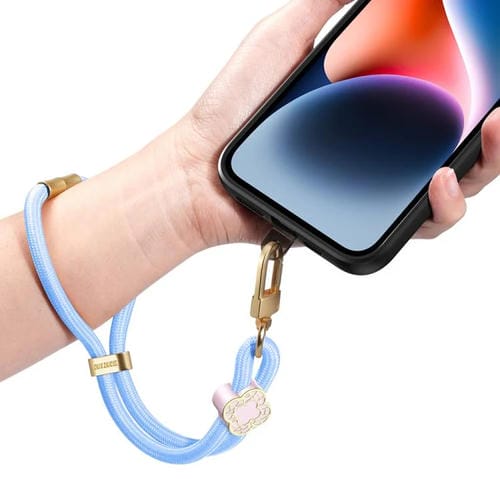 Cordón Ajustable para Teléfono Dux Ducis Garden Begonia Función Corto (Azul Cielo)