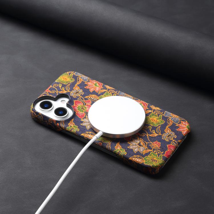 Funda para iPhone 16 Plus Denior A16 Flower Language Series Magsafe para PC (Flor Clásica)