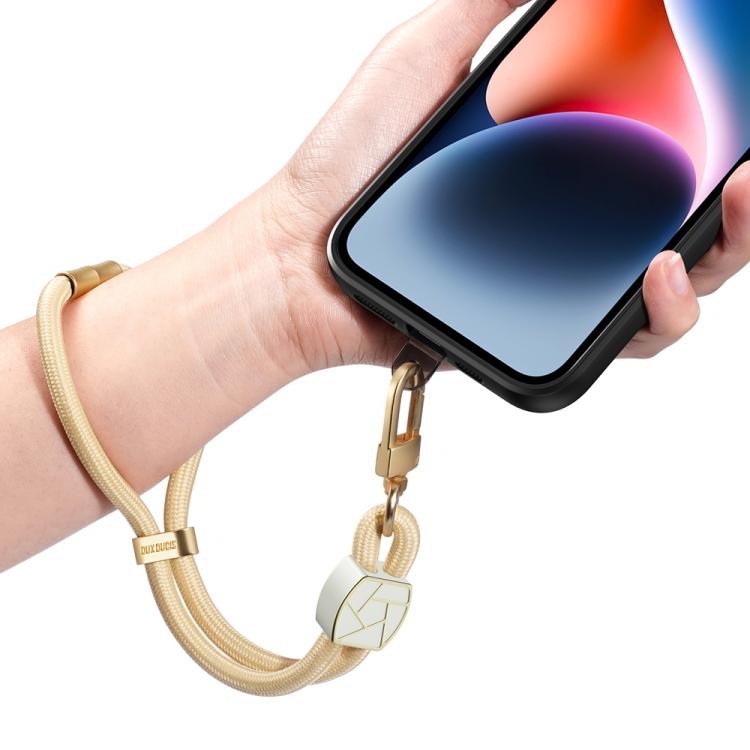 Cordón Ajustable para Teléfono Dux Ducis Serie Garden Diseño Hielo Roto (Amarillo Esmaltado)