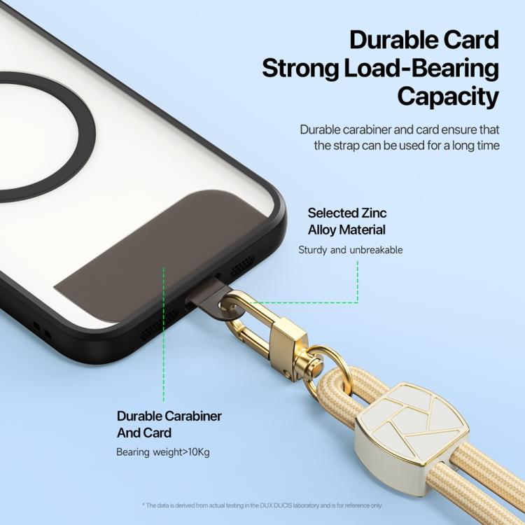 Cordón Ajustable para Teléfono Dux Ducis Serie Garden Diseño Hielo Roto (Amarillo Esmaltado)