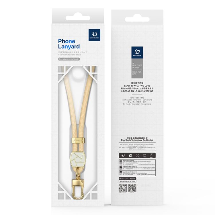 Cordón Ajustable para Teléfono Dux Ducis Serie Garden Diseño Hielo Roto (Amarillo Esmaltado)