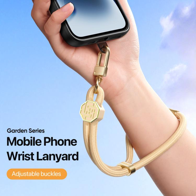 Cordón Ajustable para Teléfono Dux Ducis Serie Garden Diseño Esvástica (Amarillo Esmaltado)