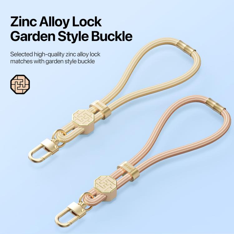 Cordón Ajustable para Teléfono Dux Ducis Serie Garden Diseño Esvástica (Amarillo Esmaltado)
